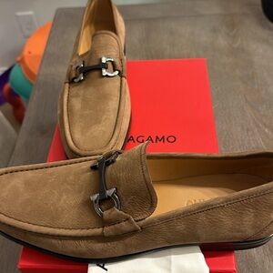 Salvatore Ferragamo Grandioso Gancini Bit Loafers NWT